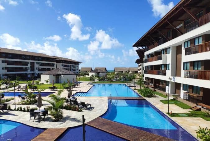 Apartamento Em Resort A Beira Mar - Cupe Beach Living ปอร์โต จิ กาลินญาส ภายนอก รูปภาพ